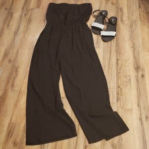 Black tube jumpsuit